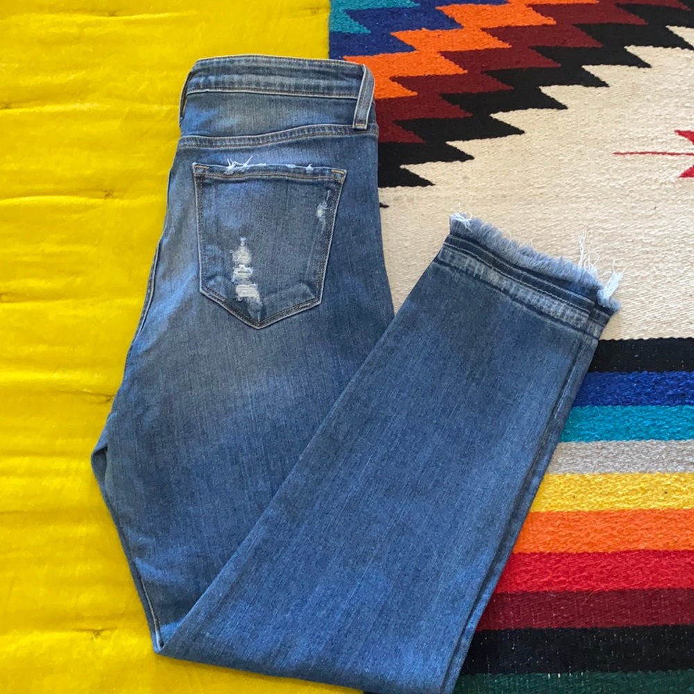 Flying Monkey Skinny Ankle Jeans